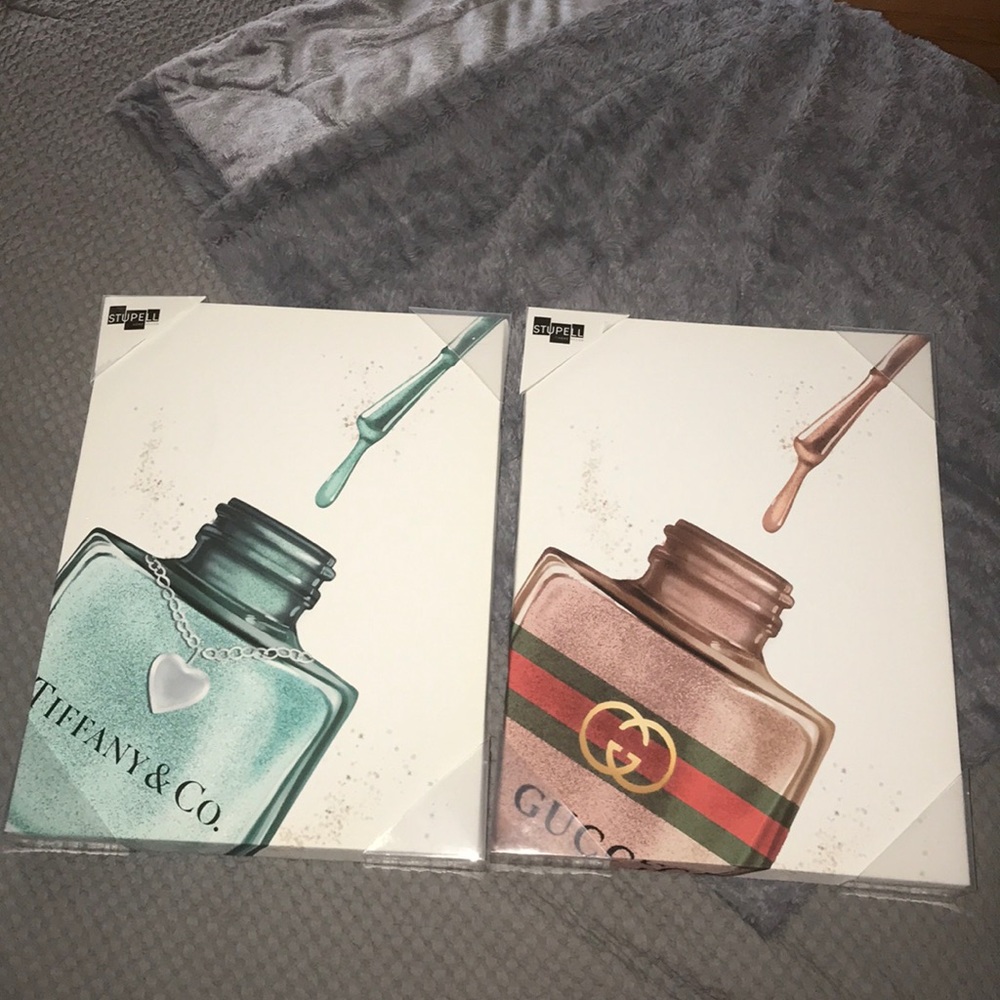 Tiffany & Co.Gucci Nail Polish Canvas Art frames